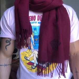 Burgundy Versace Scarf